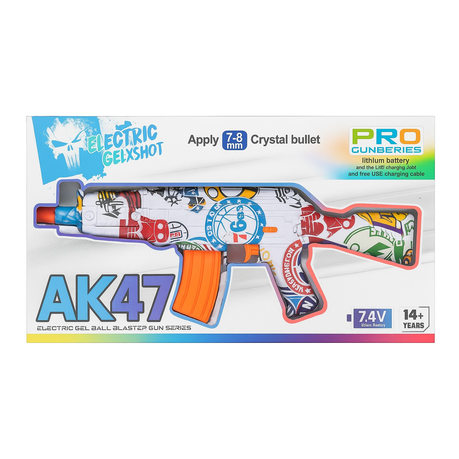 ZYS Electric GelxShot AK47 - 7-8mm Crystal Bullet Blaster Gun