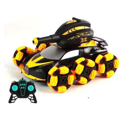 4WD RC Water Bullet Cannon Stunt Car - 360 Drifting Battle Vehicle